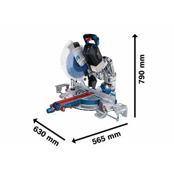 Aku pila pokosová Bosch GCM 18V-305 GDC solo Professional BITURBO 0601B43000