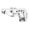 Aku pila ocaska Bosch GSA 18 V-LI Professional - solo 060164J000