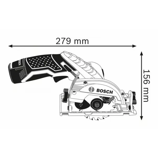 Aku okružní pila Bosch GKS 12V-26 Professional - solo 06016A1001