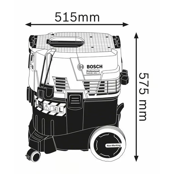 Vysavač průmyslový Bosch GAS 35 L AFC Professional 06019C3200
