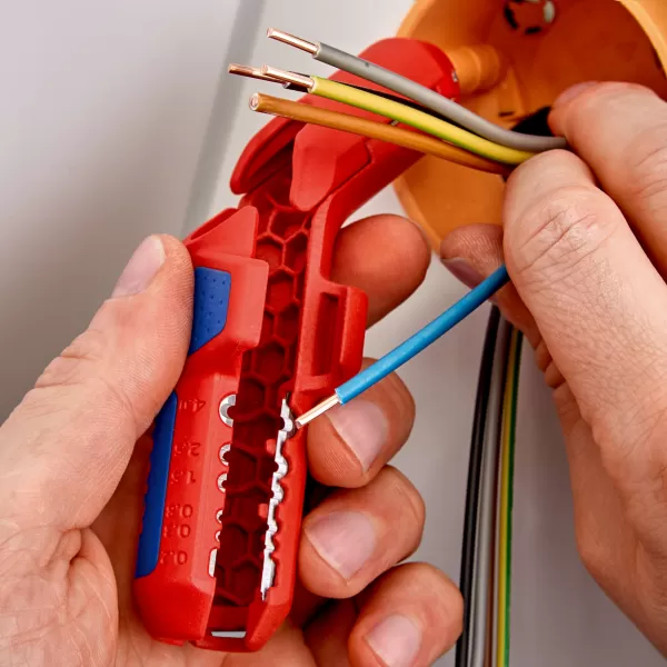 Univerzální odizolovací nástroj pro leváky 135 mm Knipex ErgoStrip®