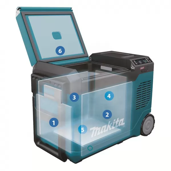Aku termobox Makita CW006GZ, 23l Li-ion XGT 40V, solo