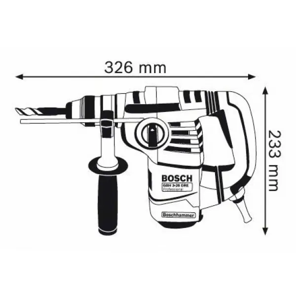 Vrtací kladivo Bosch GBH 3-28 DRE Professional 061123A000