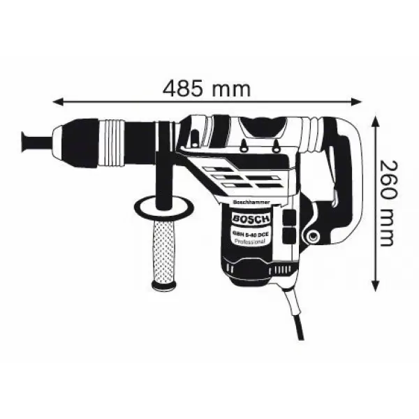 Vrtací kladivo Bosch GBH 5-40 DCE Professional 0611264000