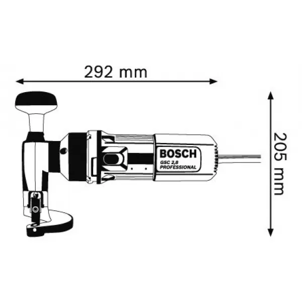 Nůžky na plech Bosch GSC 2,8 Professional 0601506108