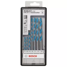 Sada víceúčelových vrtáků Robust Line CYL-9 MultiConstruction, Bosch