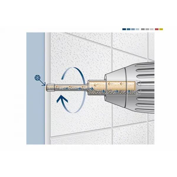 Diamantový vrták pro vrtání za sucha Easy Dry Best for Ceramic Bosch