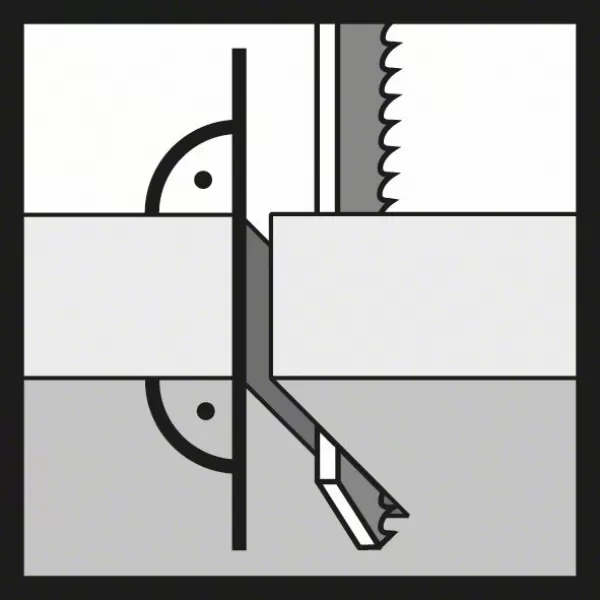 Pilový plátek pro kmitací pily T 308 BP Precision for Wood, Bosch
