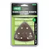 Děrovaný brusný papír SMART TRADE, hrubost 240, 93 mm - 5 kusů