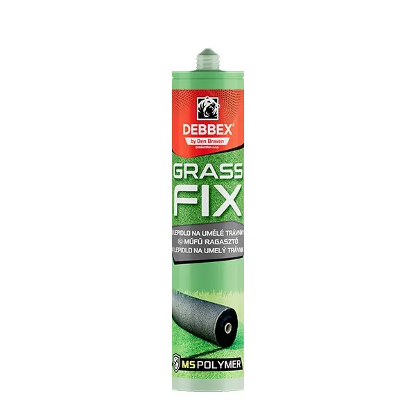 Lepidlo na umělé trávníky GRASS FIX 290 ml kartuše zelená Debbex