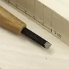 Japonské řezbářské mini-dláto MIKISYO Power Grip s plochou čepelí - 6 mm