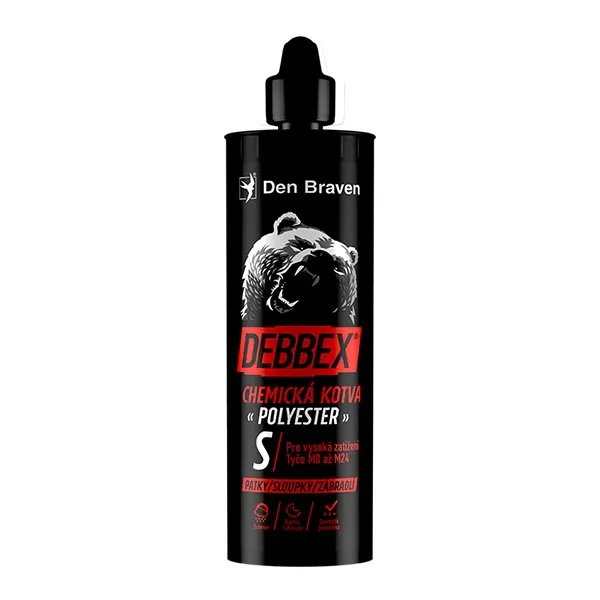 Chemická kotva POLYESTER S 380 ml kartuše Debbex