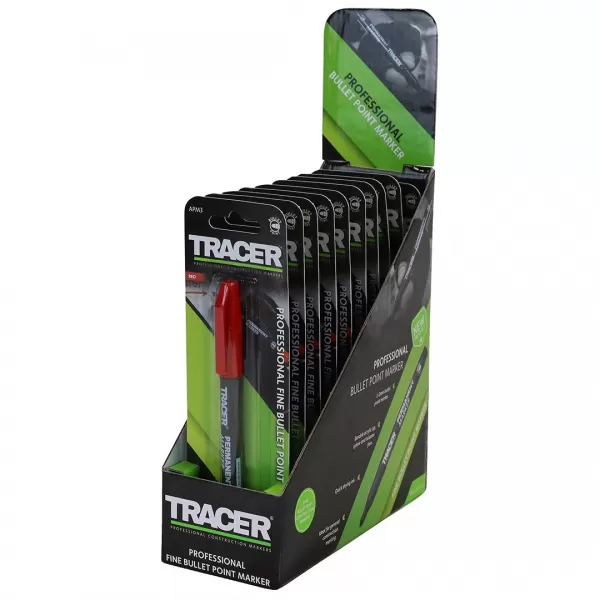Permanentní popisovač Tracer APM3 - červený