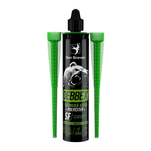 Chemická kotva bez styrenu POLYESTER SF 300 ml kartuše Debbex
