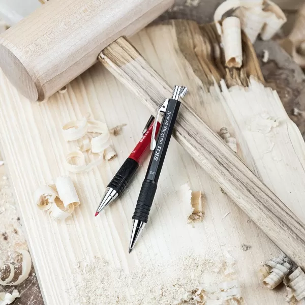 Mechanická tesařská tužka SK11 –⁠ červená 2 mm