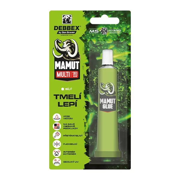 MAMUT GLUE Multi 25 ml tuba v blistru bílá Debbex