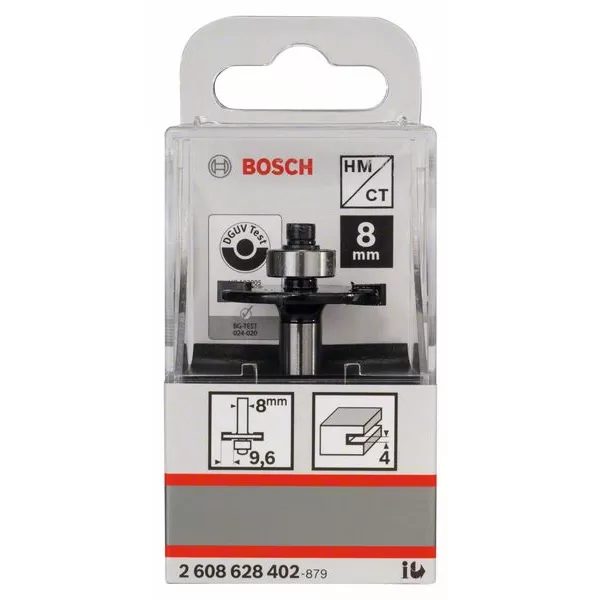 Kotoučová fréza s ložiskem, dvoubřitá, tvrdokovová, Bosch