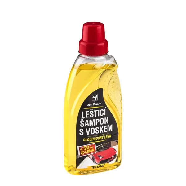Leštící šampon s voskem 450 + 50 ml láhev žlutá Debbex