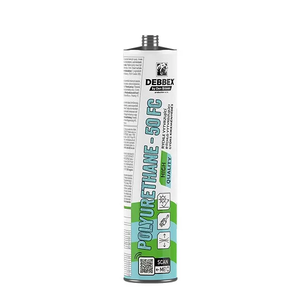 PU 50 FC polyuretanový tmel 300 ml kartuše šedá Debbex