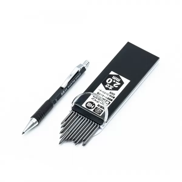 Náplň do japonské mechanické tužky SK11 – černá 2 mm HB – 24 ks