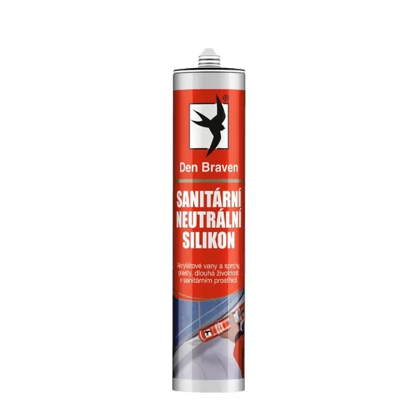 Sanitární neutrální silikon 280 ml kartuše bahama Debbex