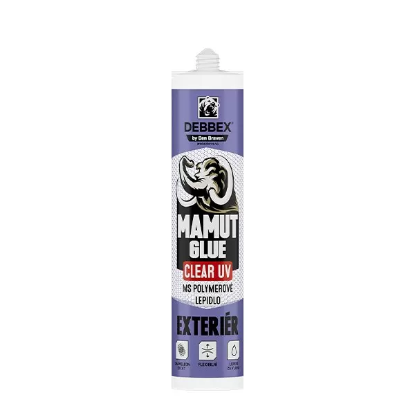 MAMUT GLUE Clear UV 290 ml kartuše transparentní Debbex