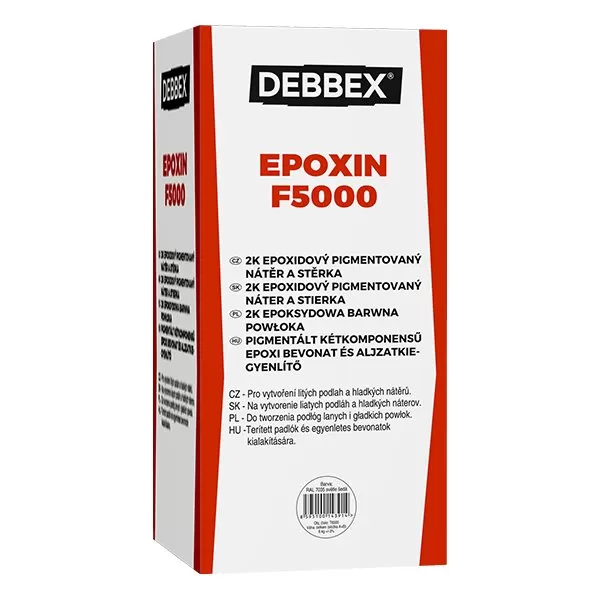 EPOXIN F5000 6 kg sada plechovek 5 + 1 kg smaragdová zelená RAL 6001 Debbex