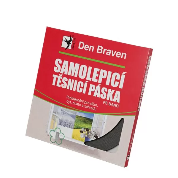 Samolepicí těsnicí páska do oken a dveří 9 mm × 3 mm, délka 20 m 20 m šedá Debbex