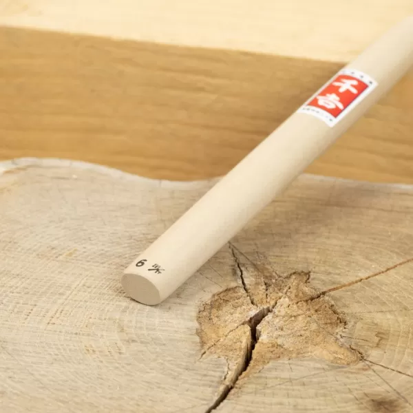 Japonské řezbářské mini-dláto SENKICHI s U čepelí - 6 mm