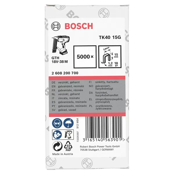 Spony do sponkovačky Bosch