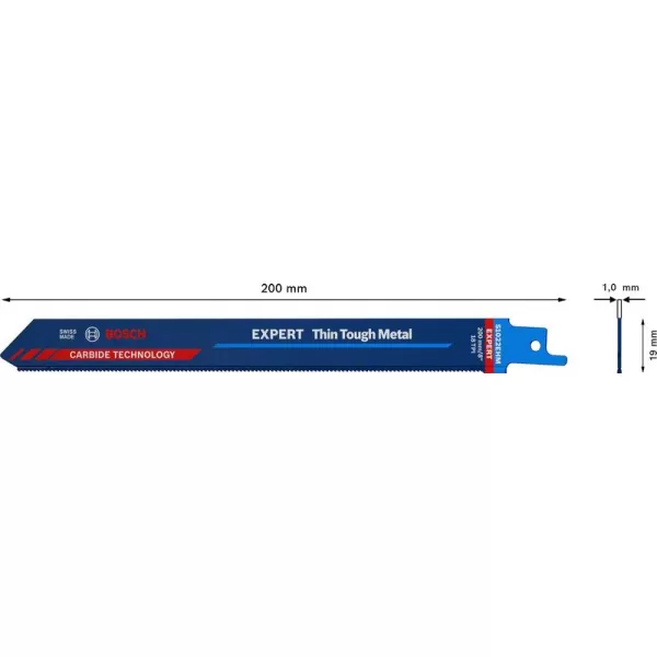 Pilový plátek S 1022 EHM EXPERT Thick Tough Metal Bosch