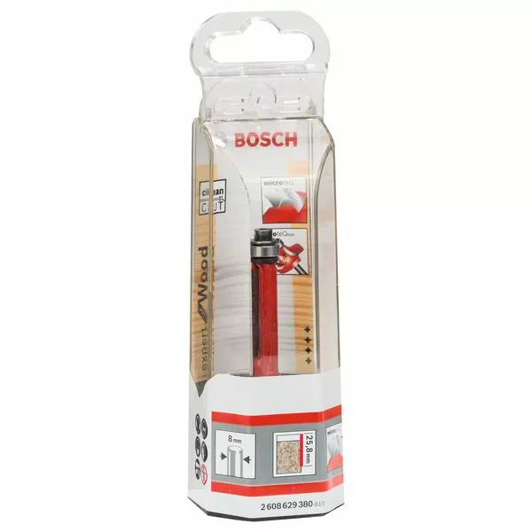 Fréza zarovnávací dvoubřitá HM Bosch, Expert for Wood