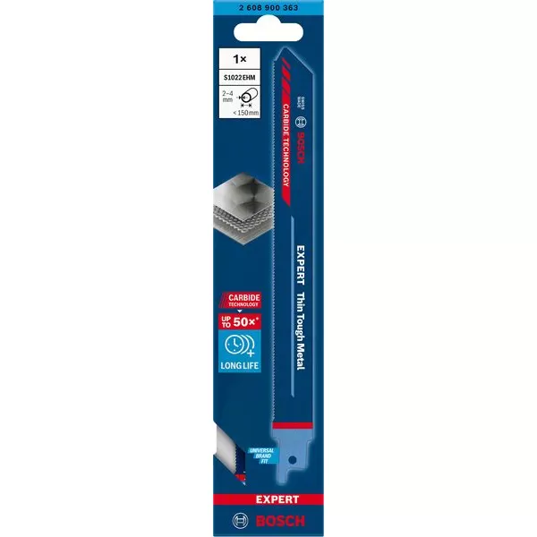 Pilový plátek S 1022 EHM EXPERT Thick Tough Metal Bosch