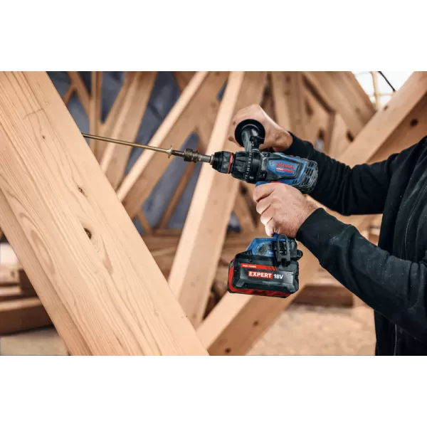 Aku vrtačka s příklepem Bosch EXSB18V-150 EXPERT, 2 x aku 8,0Ah, L-Boxx