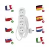 Kabel prodlužovací 4 zásuvky 3m EMOS P0413, PVC, 230V 1 mm2