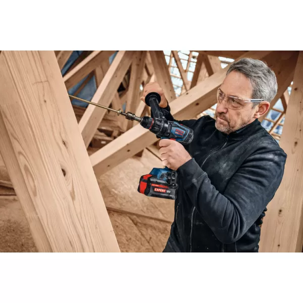 Aku vrtačka s příklepem Bosch EXSB18V-150 EXPERT, 2 x aku 8,0Ah, L-Boxx