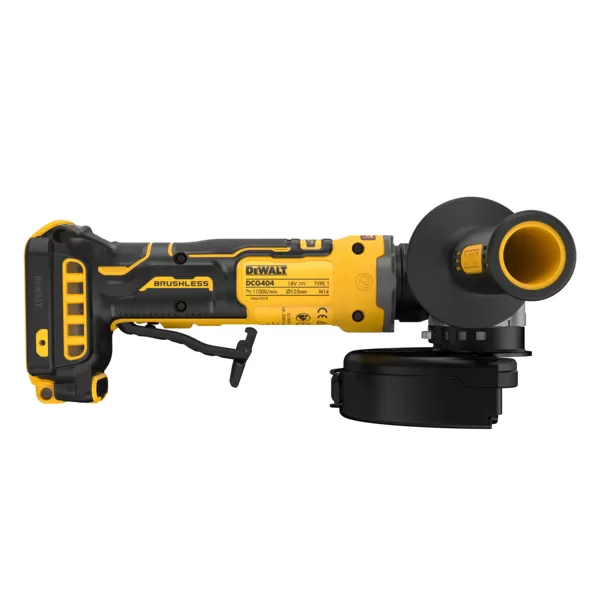 Bruska úhlová aku Dewalt DCG404S2T 125 mm 2x 3,5 Ah