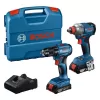 Sada aku nářadí Bosch GDX 18V-285 + GSR 185-LI Professional