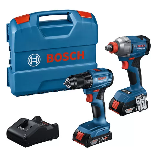 Sada aku nářadí Bosch GDX 18V-285 + GSR 185-LI Professional