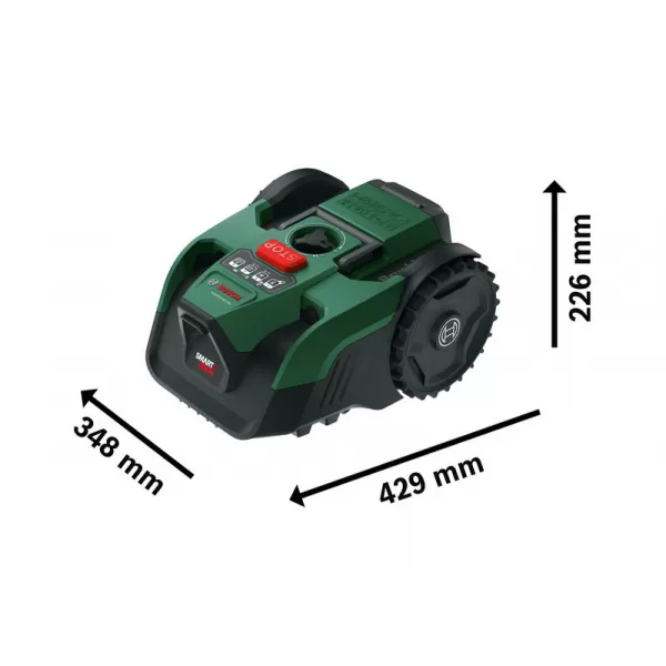 Robotická sekačka na trávu Bosch VISIMOW 18V-200, 06018E1101, solo