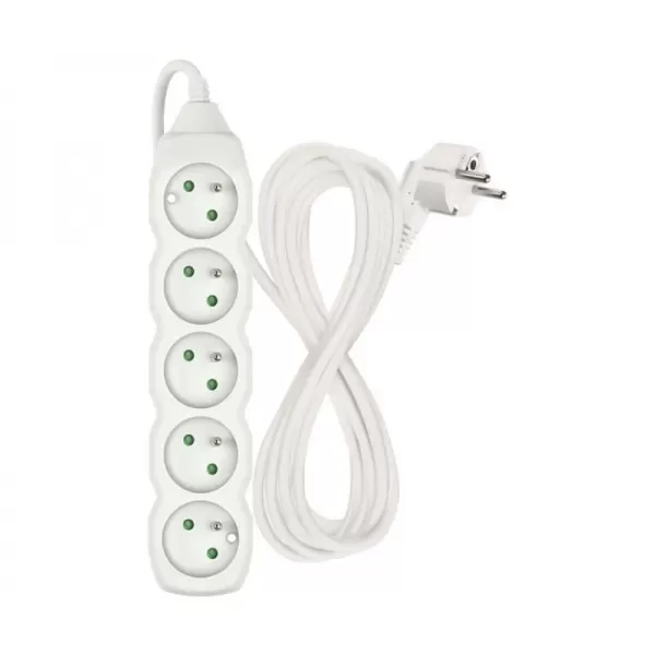 Kabel prodlužovací 5 zásuvky 3m EMOS P0513, PVC, 230V 1 mm2