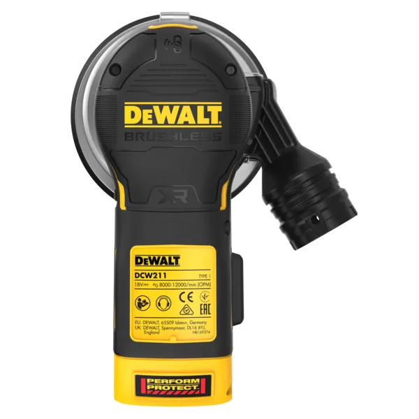 Aku excentrická bruska DeWALT DCW211NT, 125 mm, 2x5,0Ah