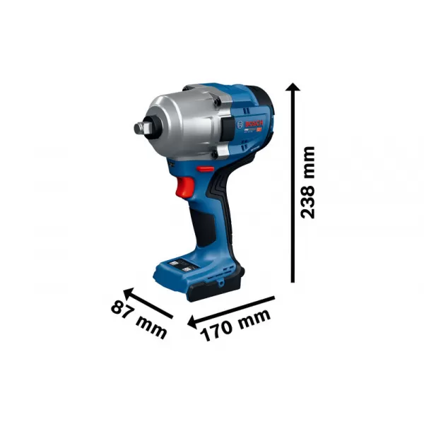 Aku rázový utahovák Bosch GDS 18V-780 (solo) Professional 06019P4003