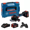 Aku úhlová bruska Bosch EXWX18V-15S EXPERT, 2 x aku 8,0Ah, L-Boxx