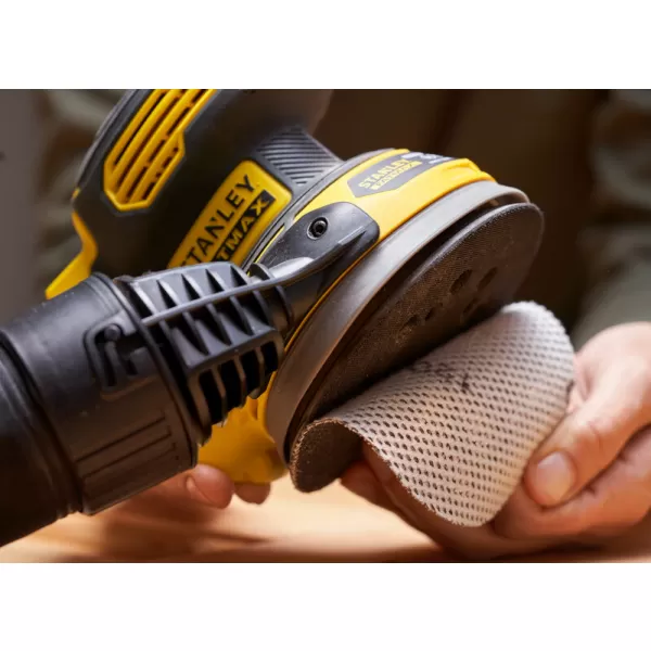 Aku excentrická bruska V20 Stanley Fat Max SFMCW220B 125mm, 18V, solo