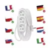 Kabel prodlužovací 3 zásuvky 5m EMOS P0315, PVC, 230V 1 mm2
