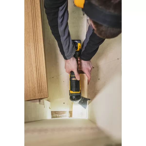 Aku oscilační multibruska Dewalt DCS359S2, 2x3,5Ah Powerstack, TSTAK
