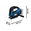 Aku kmitací pila Bosch EXST18V-155B EXPERT, bez akumulátoru + L-Boxx