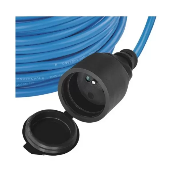 Kabel prodlužovací odolný 20m EMOS P01420W PVC 230V, modrý 1,5mm2