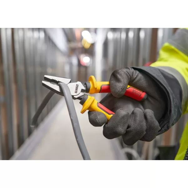 Kleště kombinované DeWalt DWHT82810-0 1000V, lasrem kalené, 160 mm